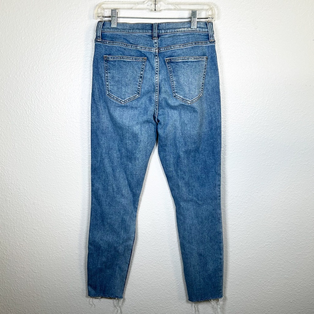 Current/Elliott Seamed Cropped Jeans - image 4